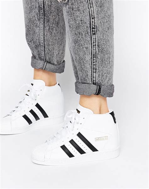 hohe weiße adidas schuhe herren|Adidas men's white sneakers.